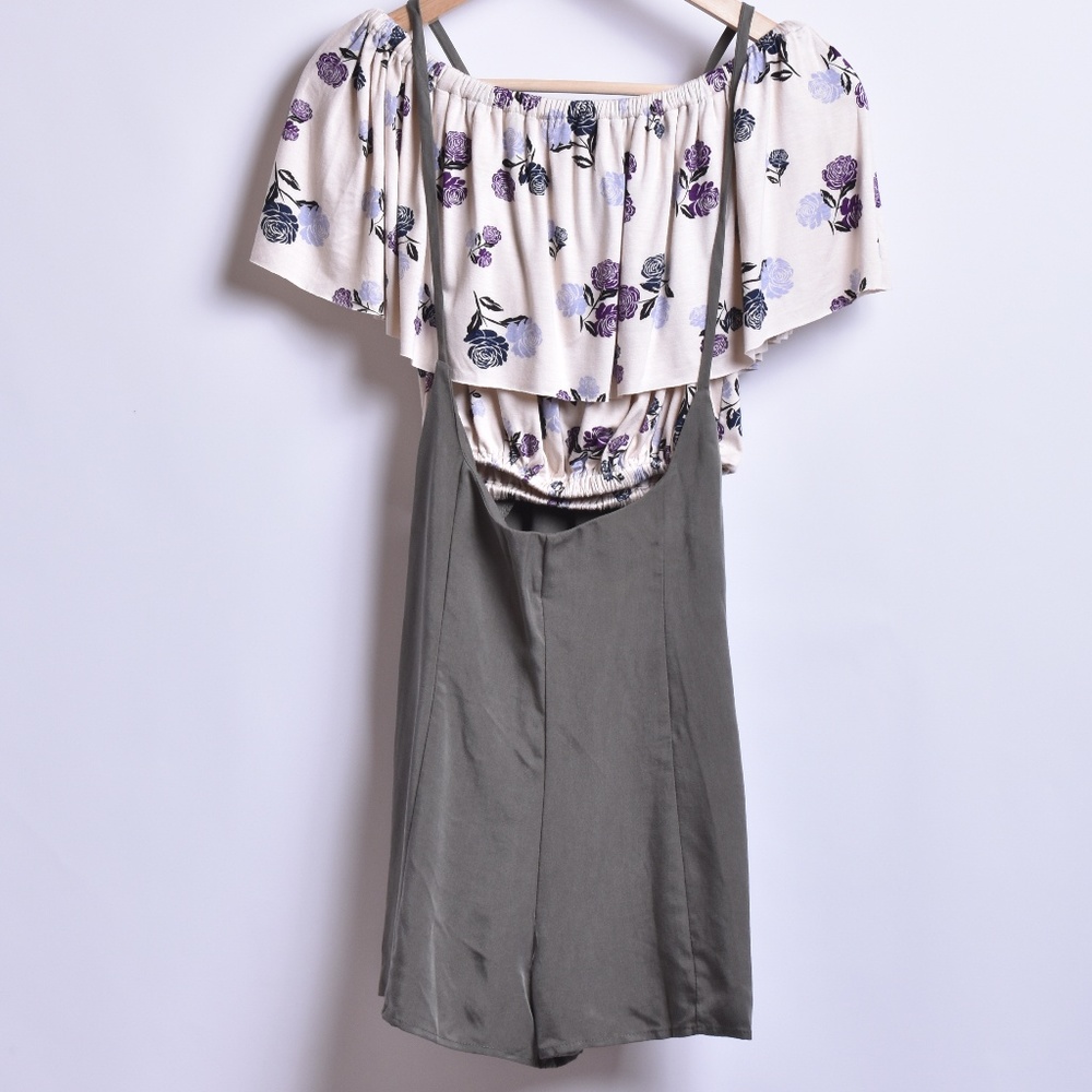 For Sienna Overalls Style Shorts, Sz S